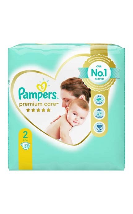 PAMPERS PREMIUM-Подгузники Pampers Premium Care Размер 2 (4-8 кг) 23 шт. -8001841104652