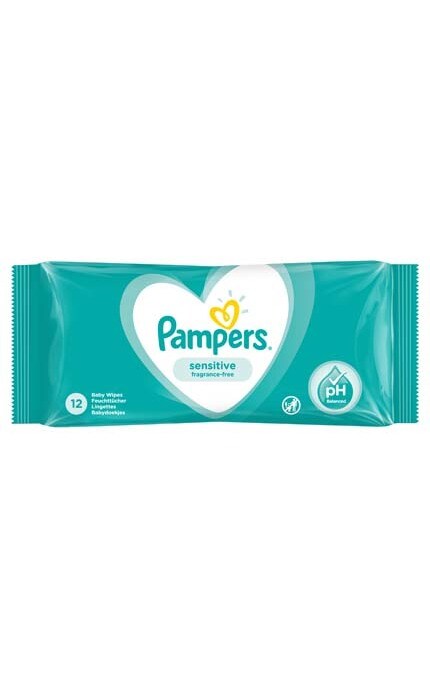PAMPERS-ДИТЯЧІ ВОЛ.СЕРВЕТ.SENSITIVE-8001841061979