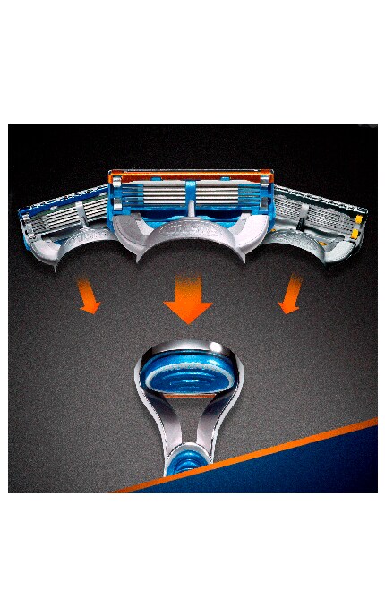 GILLETTE FUSION-Змінні картриджі для гоління Gillette Fusion5 (8 шт)-7702018877508
