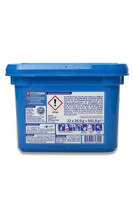 DOMOL-Капсули для прання Domol Feinwaschmittel caps, 22 шт-4305615718194