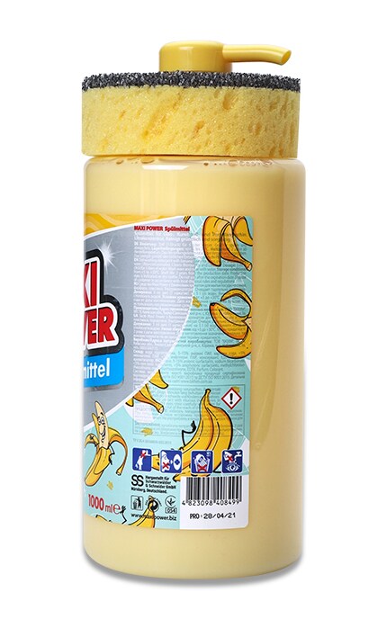 MAXI POWER-Засіб для миття посуду Maxi Power Banane, 1000 мл-4823098408499