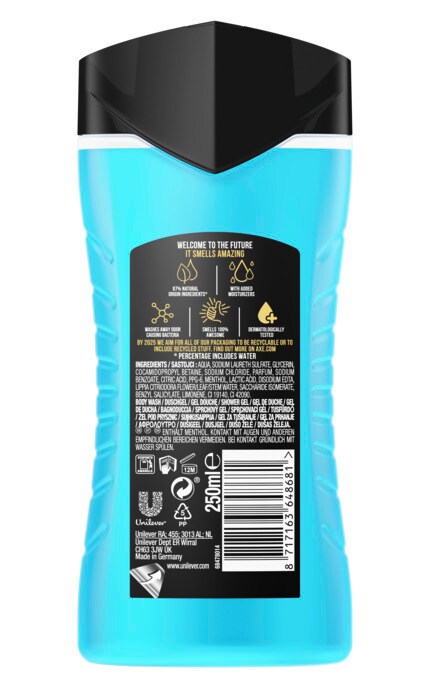 AXE-Гель для душу Axe Ice Chill крижана м'ята та лимон-8717163648681