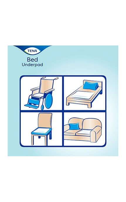 TENA-Пелюшки дитячі Tena Bed Plus 60x90 см 5 шт-7322540801934