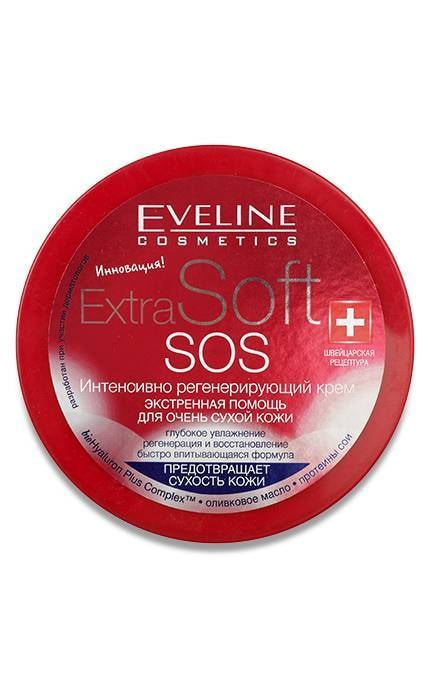 EVELINE-Крем Eveline Extra Soft SOS регенеруючий для дуже сухої шкіри, 200 мл-5907609378996