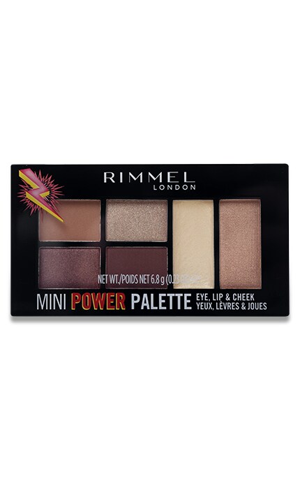 RIMMEL-Палетка для макіяжу Rimmel Mini Power Palette 3в1 тон 001 Fearless 68 г-3614228937276