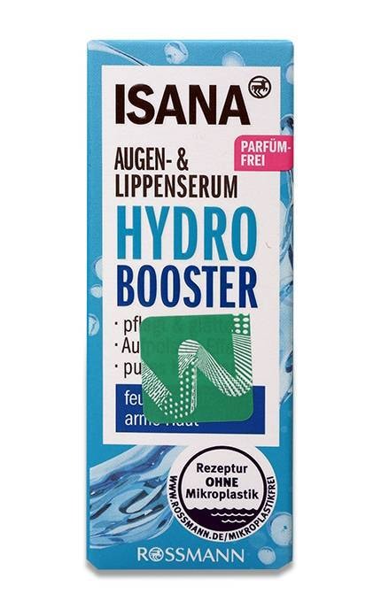 ISANA-Сироватка зволожуюча для очей та губ Isana Hydro з гіалуроном, 15 мл-4305615838298
