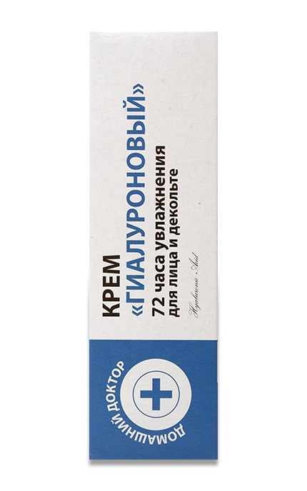 ДОМАШНИЙ ДОКТОР-Крем зволожуючий для обличчя та декольте Домашний Доктор Гіалуроновий, 30 мл-4823015941832