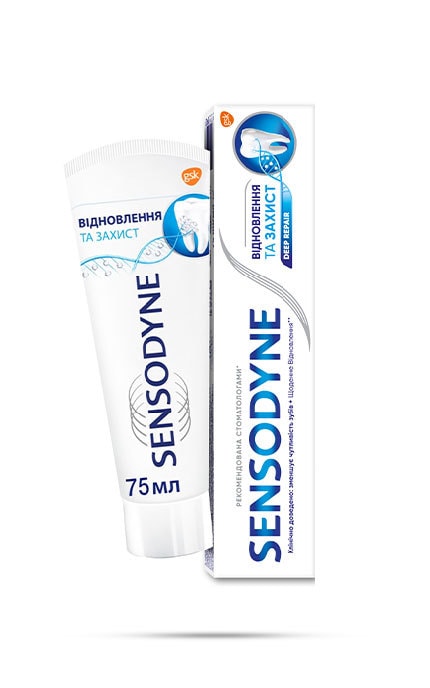 SENSODYNE-Зубна паста Sensodyne Відновлення та Захист 75 мл-5054563125774