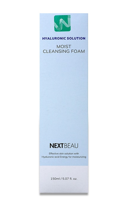 NEXTBEAU-Пінка зволожуюча для вмивання Nextbeau Hyaluronic 150 мл-8809696981035