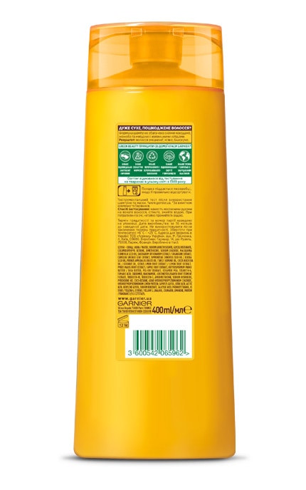 FRUCTIS-Шампунь для волос Garnier Fructis Тройное восстановление 400 мл-3600542065962