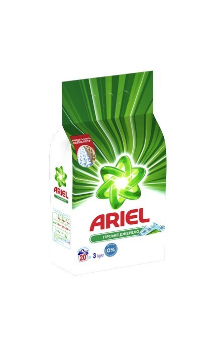 Порошок для прання автомат Ariel Гірське джерело 3 кг | Watsons
