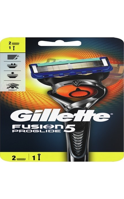GILLETTE FUSION-Бритва с сменными картриджами Gillette Fusion Proglide 5 1 шт-7702018390816