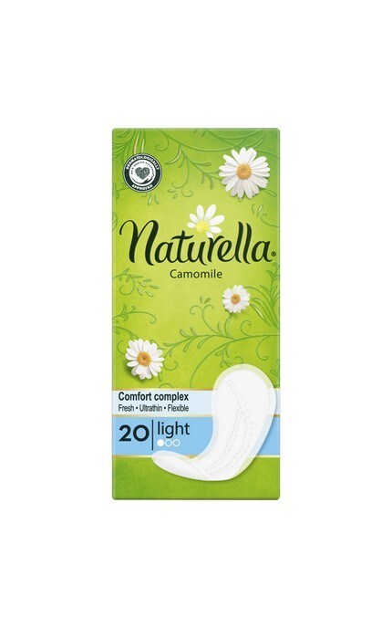 NATURELLA-Прокладки жіночі щоденні гігієнічні Naturella Camomile Light 20 шт -4015400240310