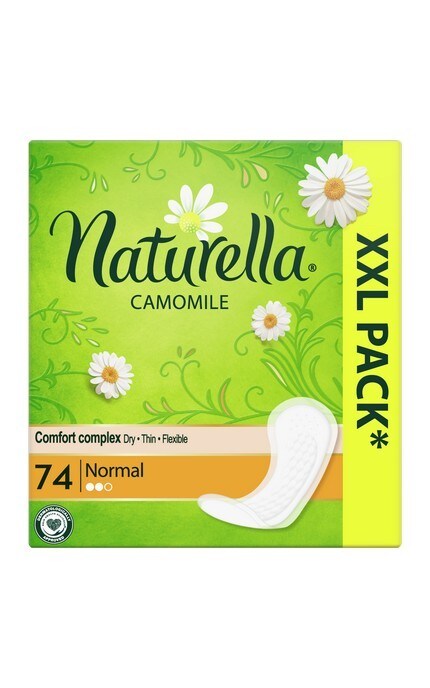 NATURELLA-Прокладки гигиенические ежедневные Naturella Camomile Normal, 74 шт-8006540100806