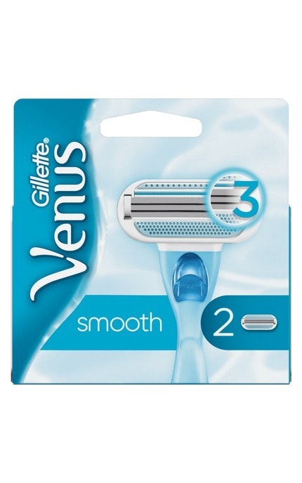 GILLETTE VENUS-Змінні картриджі для гоління Venus Smooth жіночі, 2 шт-7702018495078