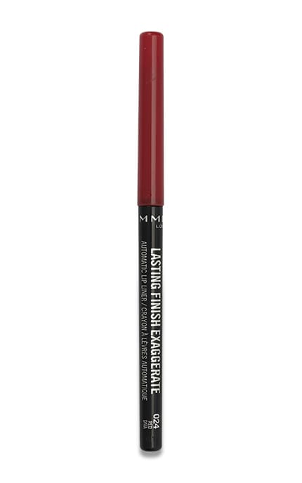 RIMMEL-Карандаш для губ Rimmel Lasting Finish Exaggerate 024 Red Diva 035 г-3616303004422