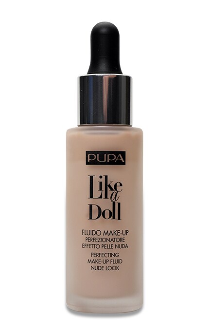 PUPA-Тональна основа для обличчя Pupa Like A Doll Fluid рідка, тон 010, 30 мл-8011607222391