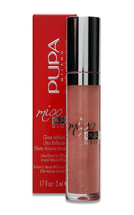 PUPA-Блеск для губ Pupa Miss Pupa Gloss, тон 102, 5 мл-8011607254149