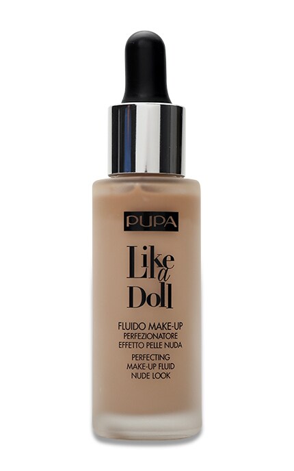 PUPA-Тональная основа для лица Pupa Like A Doll Fluid жидкая, тон 030, 30 мл-8011607222414