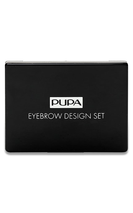 PUPA-Набор для бровей Pupa Eyebrow Design Set Цветная пудра+Фиксирующий воск, тон 001, 1,1 г-8011607220373