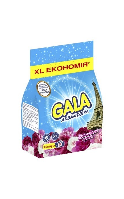 GALA-Порошок для стирки автомат Gala Аква-Пудра Французский аромат 3,6 кг-8006540519363