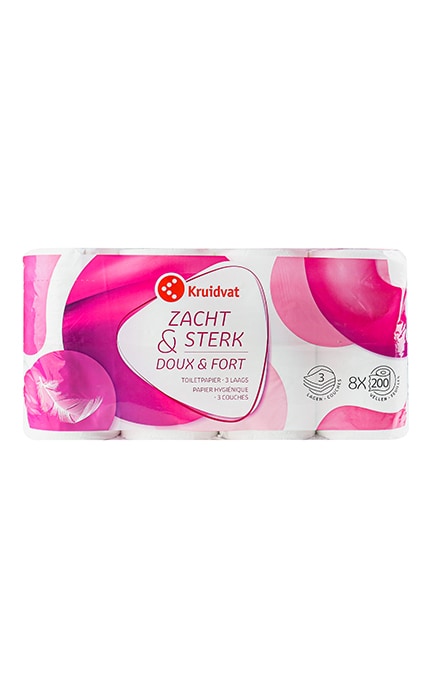 KRUIDVAT-Туалетний папір Kruidvat Extra 8 шт-8719179347435