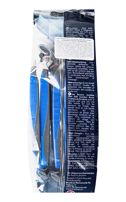 KRUIDVAT-Станки для гоління одноразові з подвійним лезом Kruidvat 10 шт-8719179191250