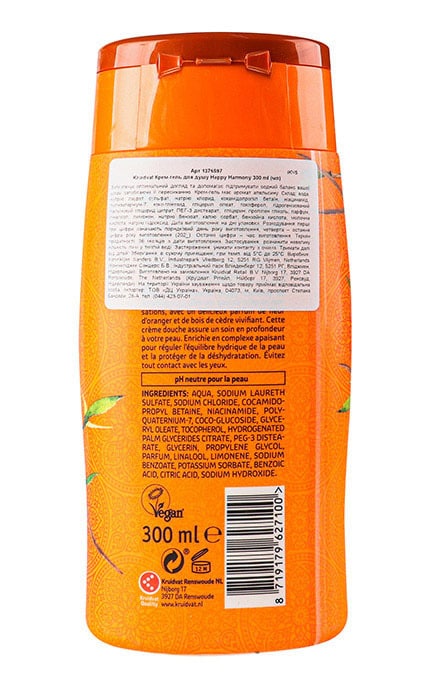 KRUIDVAT-Крем-гель для душу Kruidvat Happy Harmony 300 мл-8719179627100
