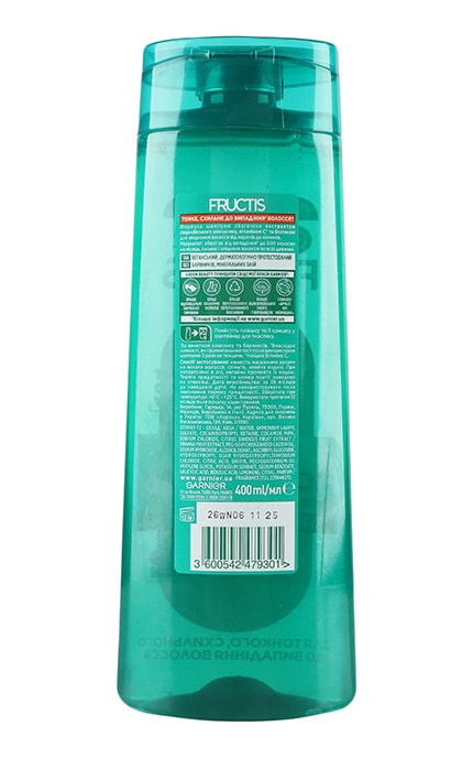 FRUCTIS-Шампунь для волос укрепляющий Garnier Fructis Рост на полную силу 400 мл-3600542479301