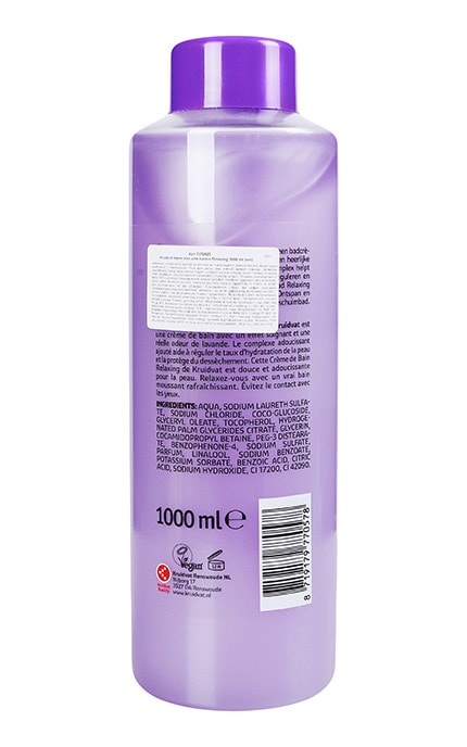 KRUIDVAT-Крем-піна для ванни Kruidvat Relaxing 1000 мл-8720674250335