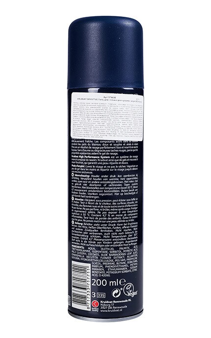KRUIDVAT-Гель для бритья для чувствительной кожи Kruidvat Sensitive 200 мл-8717333717711