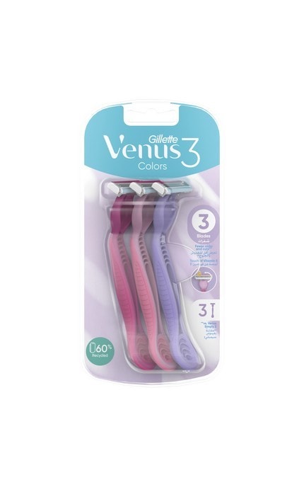 GILLETTE VENUS-Бритви одноразові Simply Venus 3 Plus 3 шт-7702018018116
