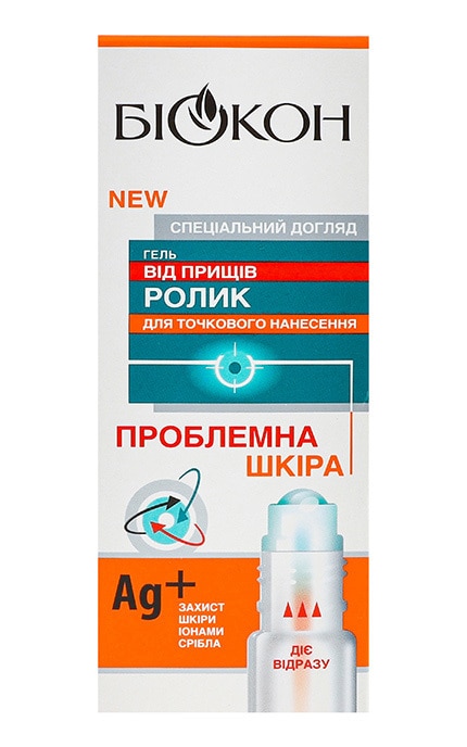 БІОКОН-Гель від прищів для точкового нанесення Біокон Проблемна шкіра 10 мл-4820008318442