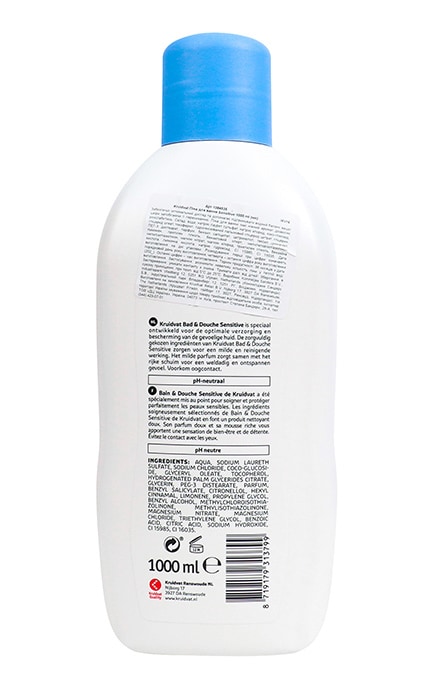 KRUIDVAT-Піна для ванни Kruidvat Sensitive 1000 мл-8719179313799