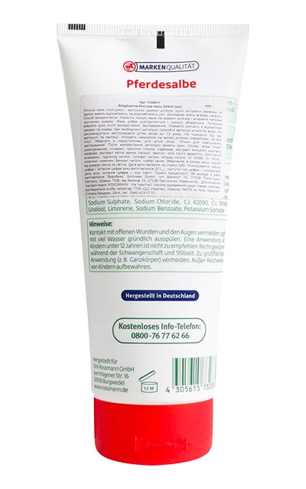 ALTAPHARMA-Мазь Altapharma Конская 200 мл-4068134057389