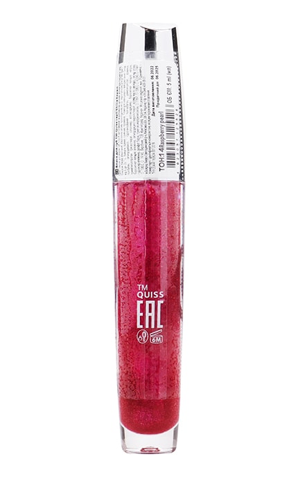 QUISS-Блеск для губ Quiss Shine Expert №14 Raspberry pearl 5 мл-4823097125526