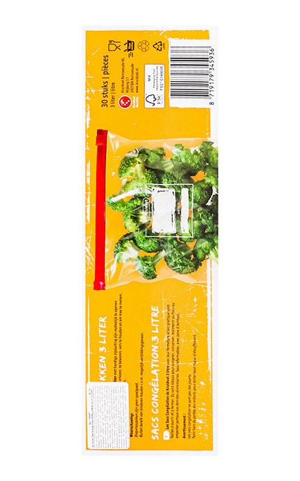 KRUIDVAT-Пакеты для хранения в заморозке 3л Kruidvat 30 шт-8719179345936