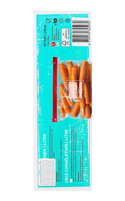 KRUIDVAT-Пакеты для хранения в заморозке 1л Kruidvat 40 шт-8719179345974