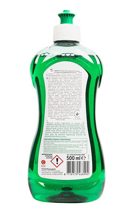 KRUIDVAT-Засіб для миття посуду ультраконцентрований Kruidvat 500 мл-8719179468994