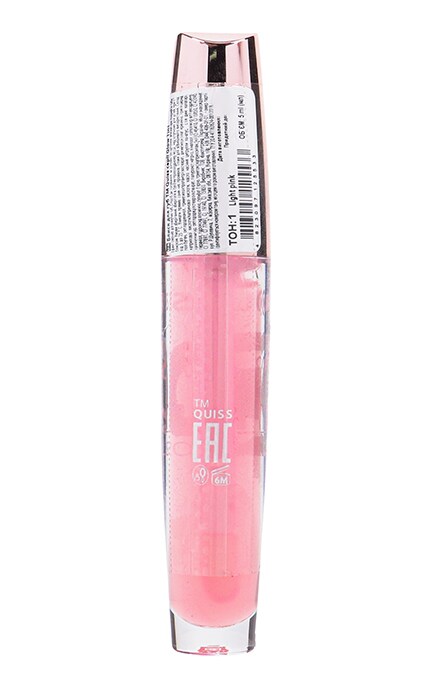 QUISS-Блеск для губ Quiss Glow Tint №1 Light pink 5 мл-4823097125533
