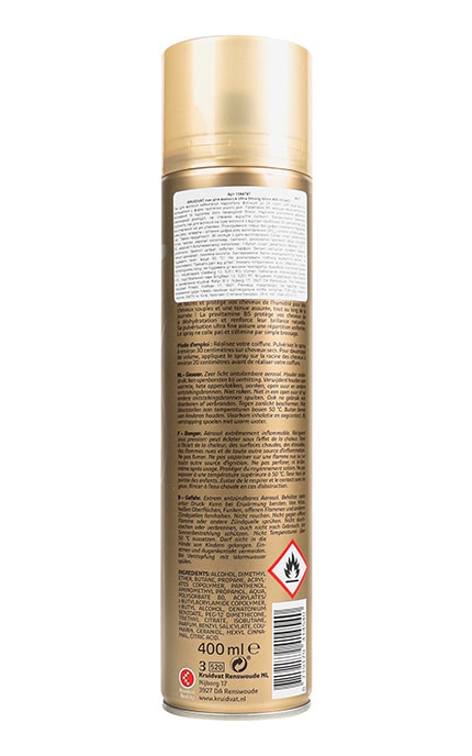KRUIDVAT-Лак для волосся Kruidvat Ultra Strong Shine 400 мл-8719179414540