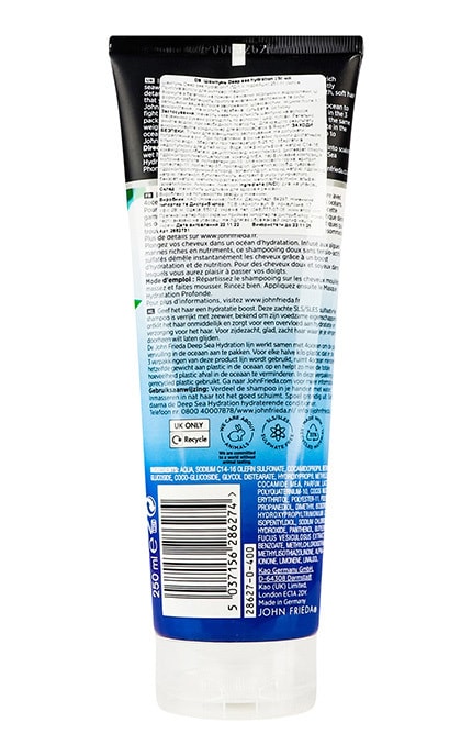 JOHN FRIEDA-Шампунь для волосся John Frieda Hydration Deep Sea 250 мл-5037156286274
