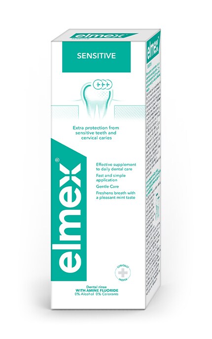 ELMEX-Ополаскиватель для полости рта Elmex Sensitive Plus 400 мл-7610108065370
