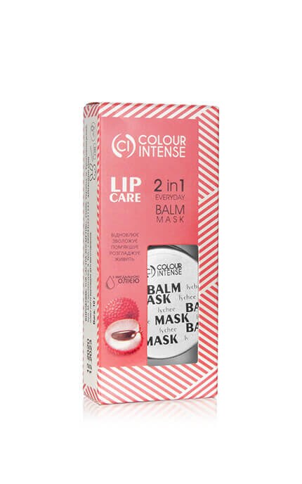 COLOUR INTENSE-Бальзам маска для губ Colour Intense Lip Care 09 питательный личи 10 г-4823083019433