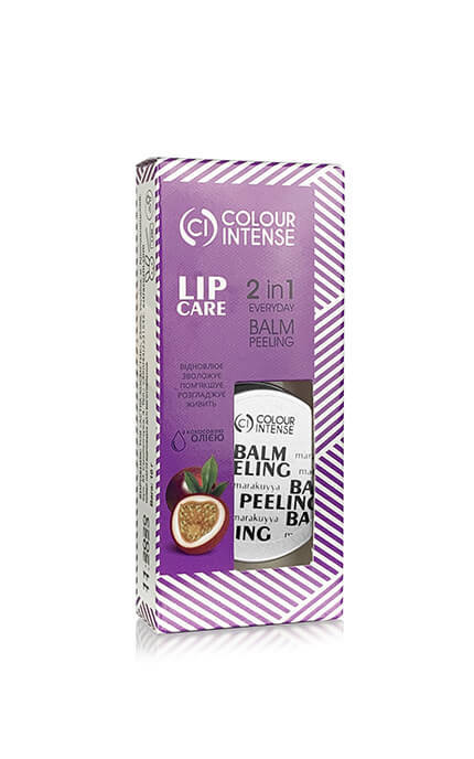 COLOUR INTENSE-Скраб для губ пилинг Colour Intense Lip Care 08 восстанавливающий маракуйя 10 г-4823083019426