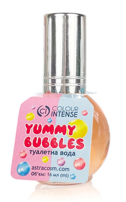 COLOUR INTENSE-Туалетна вода для тіла Colour Intense Yummy Bubbles 04 екзотичний поцілунок 16 мл-4823083022310