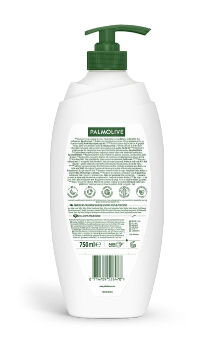 PALMOLIVE-Гель для душу Palmolive Naturals Olive & Milk Shower Cream Оливка та молочко 750 мл -8714789526478