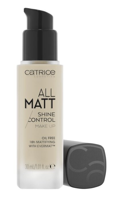 CATRICE-Тональный крем Catrice All Matt Shine Control Make Up 010N Neutral Light Beige 30 мл-4059729331571