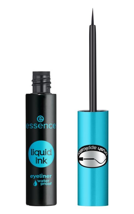 ESSENCE-Подводка для глаз водостойкая Essence Liquid Ink Black 3 мл-4250587705461