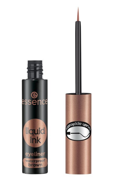ESSENCE-Подводка для глаз водостойкая Essence Liquid Ink Ash brown 3 мл-4059729306500